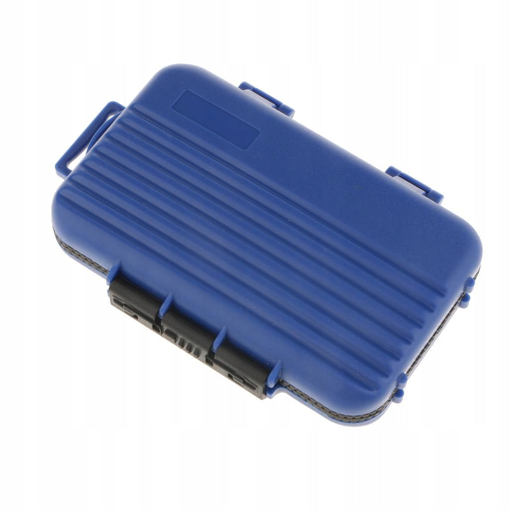 24 Slots Carrying Case Holder Organizer Box Keeper for Camera Blue Model Memory Card Case Waterproof