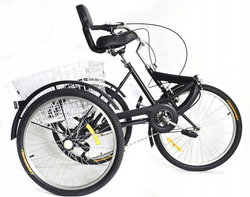 Dviratis Enero Rehabilitation 24", juodas