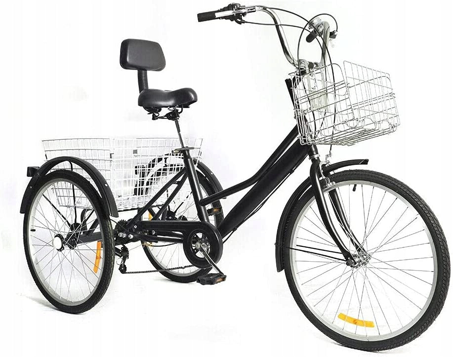 Dviratis Enero Rehabilitation 24", juodas