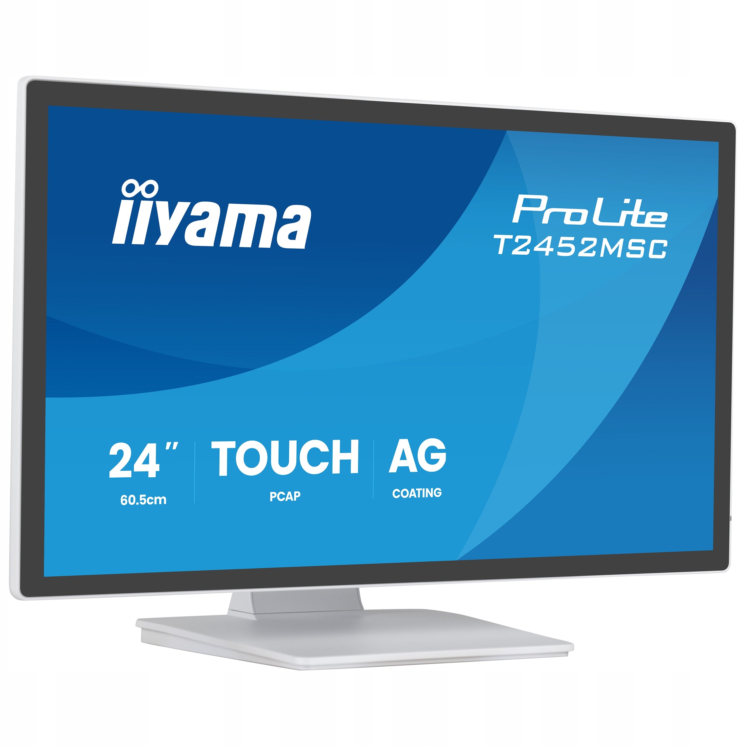 24" iiyama ProLite T2452MSC-W2AG FHD IPS LED HDMI DP VESA Touchscreen Monitor Manufacturer code T2452MSC-W2AG