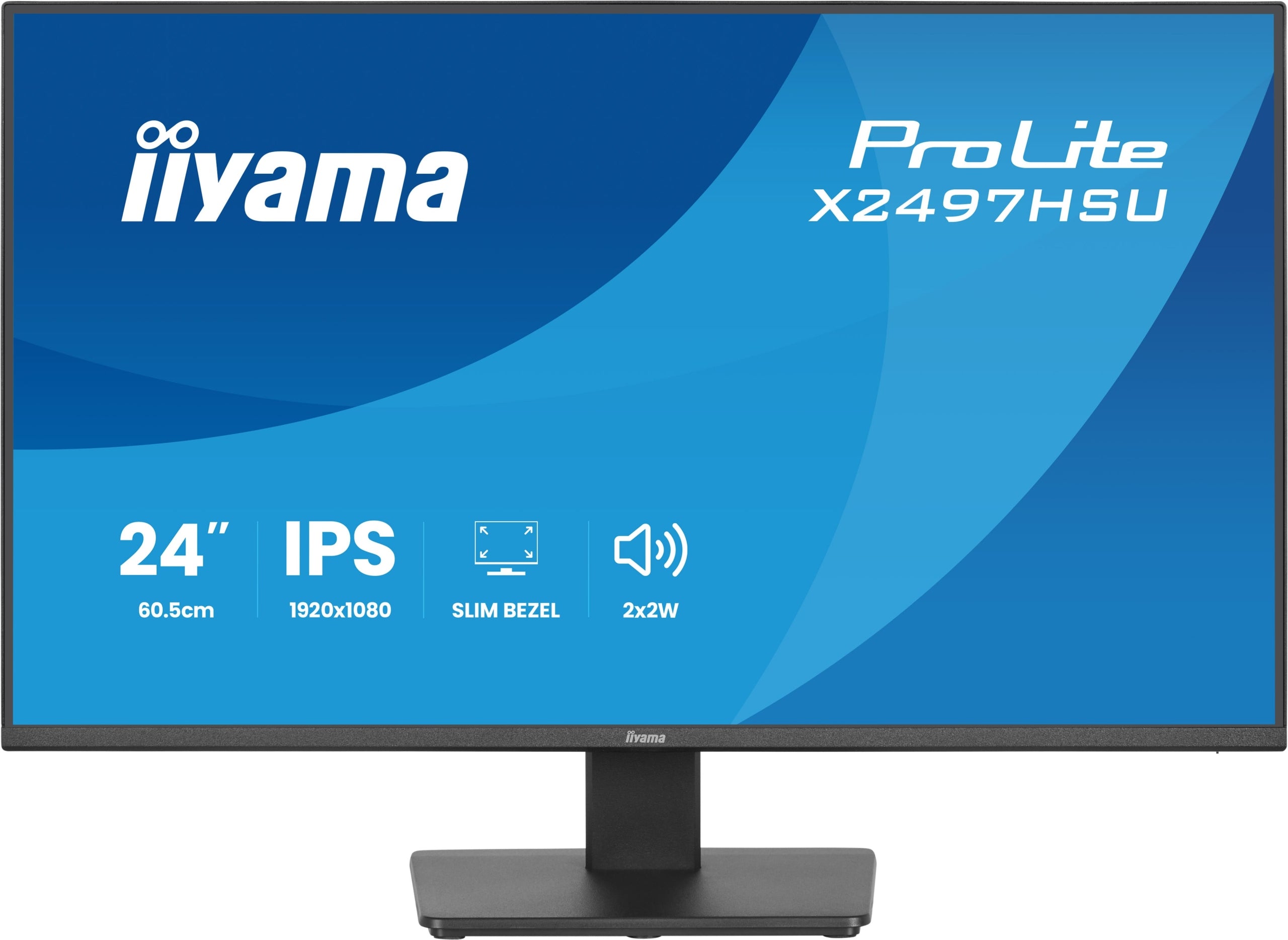 24" iiyama ProLite X2497HSU-B1 LED Monitor