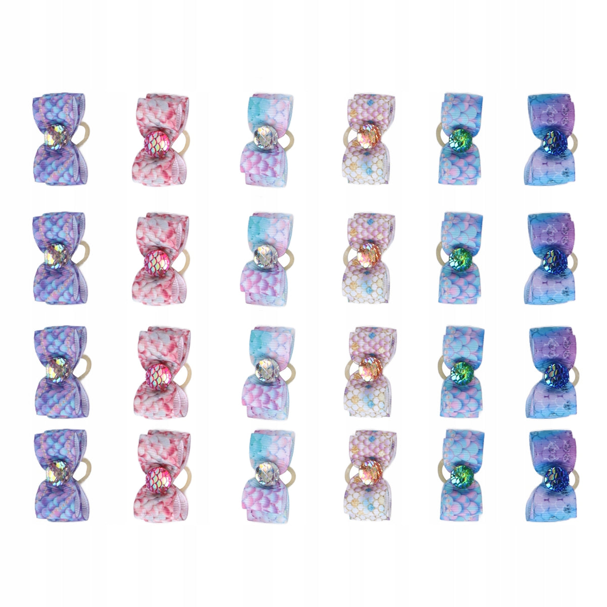 24PCS ELASTIC BAND DOG CAT CARE PET BOWKNOT HS Brand no brand