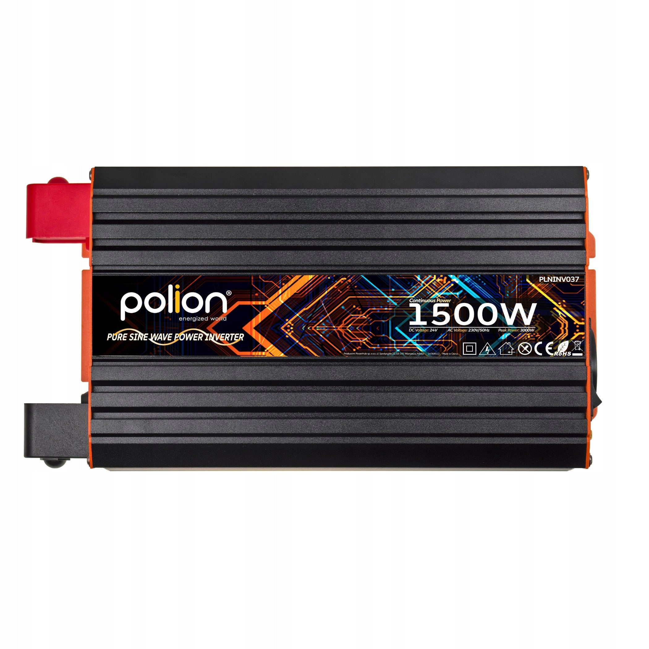 24V/230V car inverter Polion 1500W pure sine Packaging status original