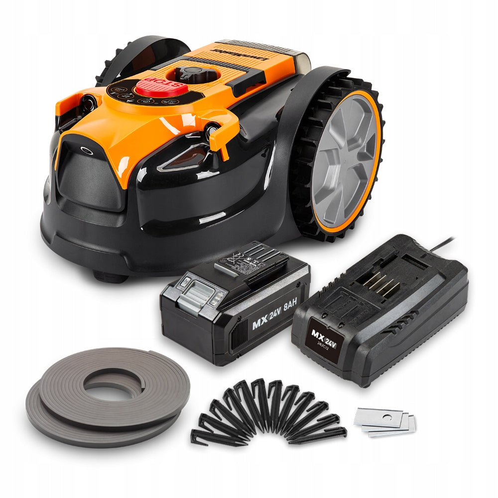 24V 8Ah autonomous mowing robot without limit wire