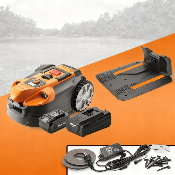 24V autonomous mowing robot with charging station, without limit wire Mowing width 36 cm
