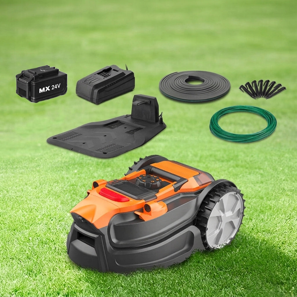 24V autonomous mowing robot without limit wire 800 m2 Brand Elem Garden