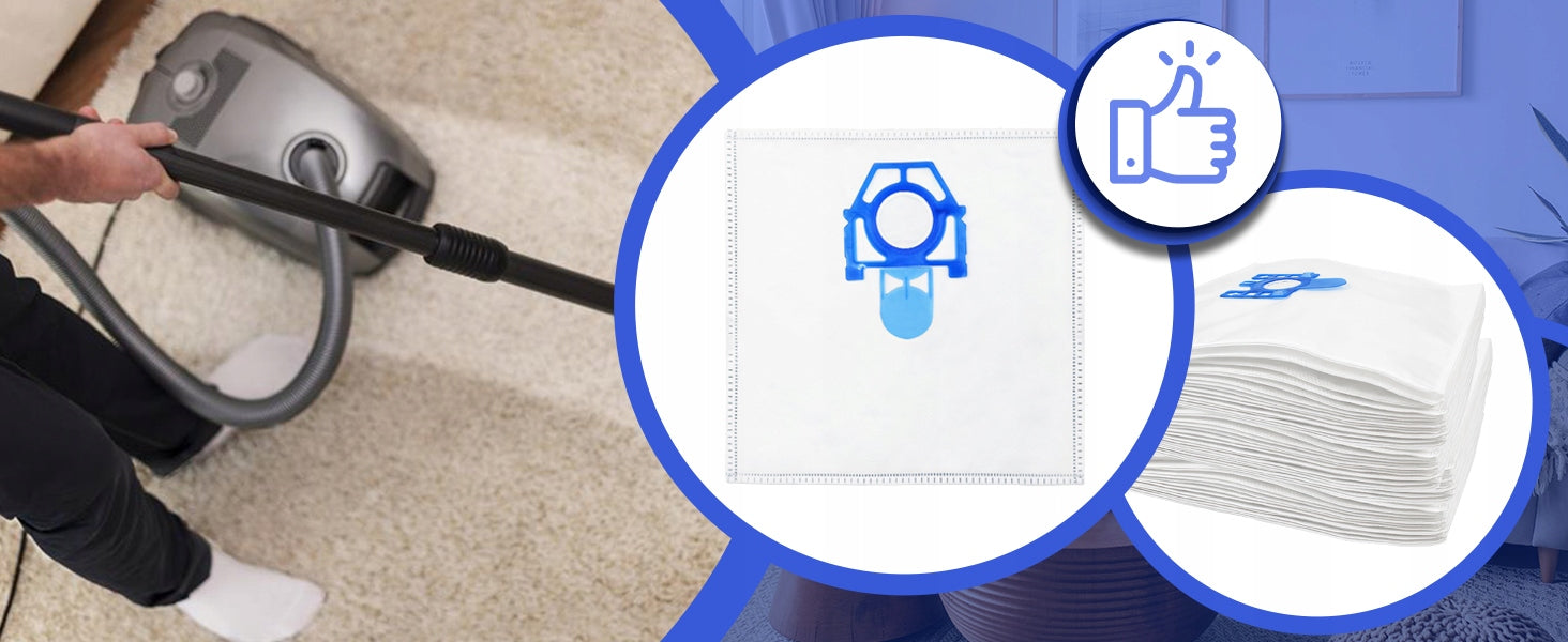 24X VACUUM CLEANER BAGS REPLACEMENT ZELMER ODYSSEY METEOR ELF 2 ELF 3 + FILTER Manufacturer Retoo