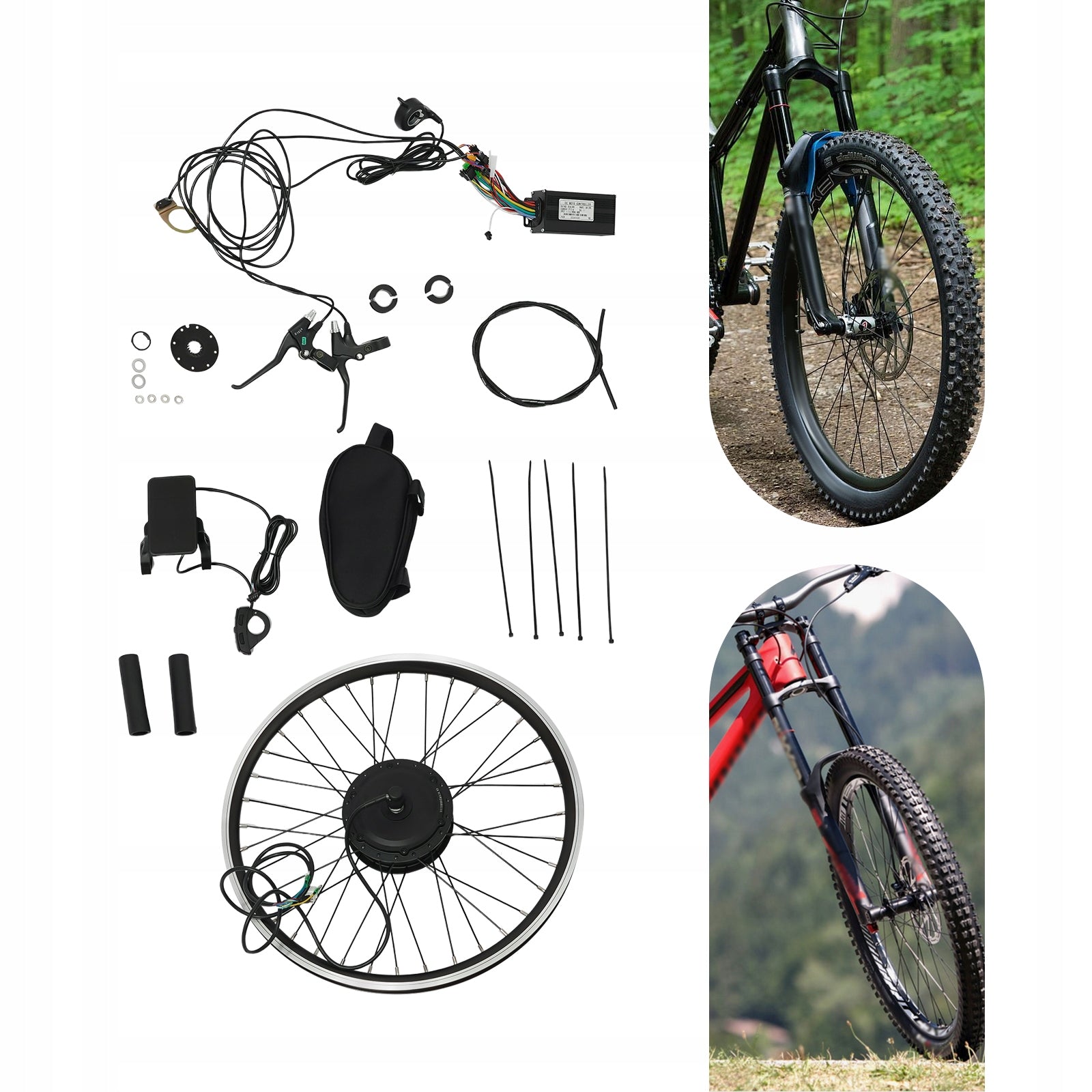 24in Bicycle Conversion Kit - Front Wheel 36V 500w convert bicycle EAN (GTIN) 756383482901