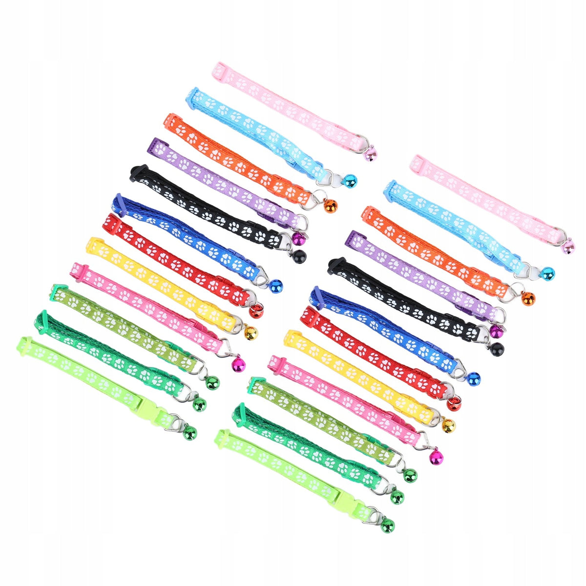 24pcs Pet Collars Reflective, Adjustable Soft Leather E1 Brand no brand