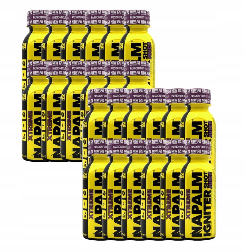 24x FA Napalm Igniter Juice Shot 120 ml Passionfruit Conditioner