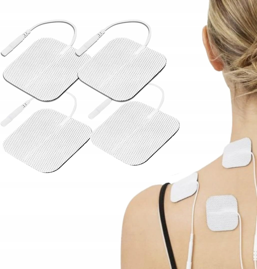 24x gel electrodes 5x5cm pin 2 mm TENS EMS SANIT Model Elektroda żelowa x 24