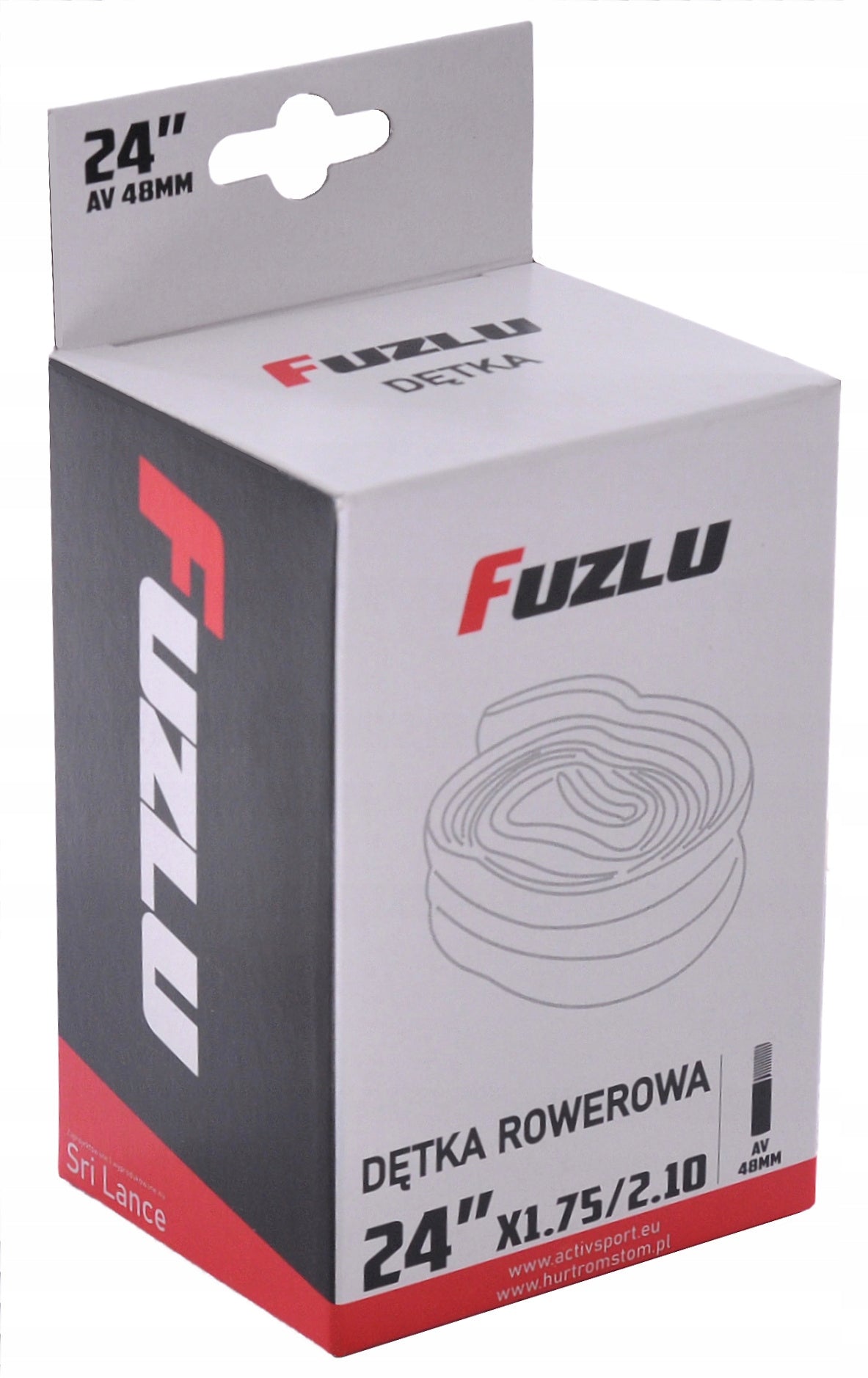 24x1,75/2,10 (24x1,75/2.125) Fuzlu AV 48mm