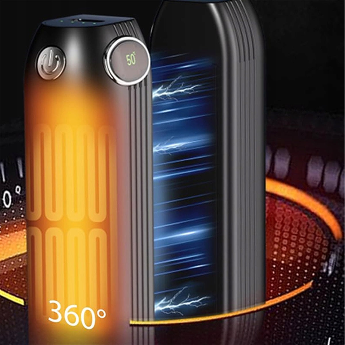2500MAH HAND WARMERS WITH TEMPERATURE CHIP AND ALUMINUM ALLOY Medical device no