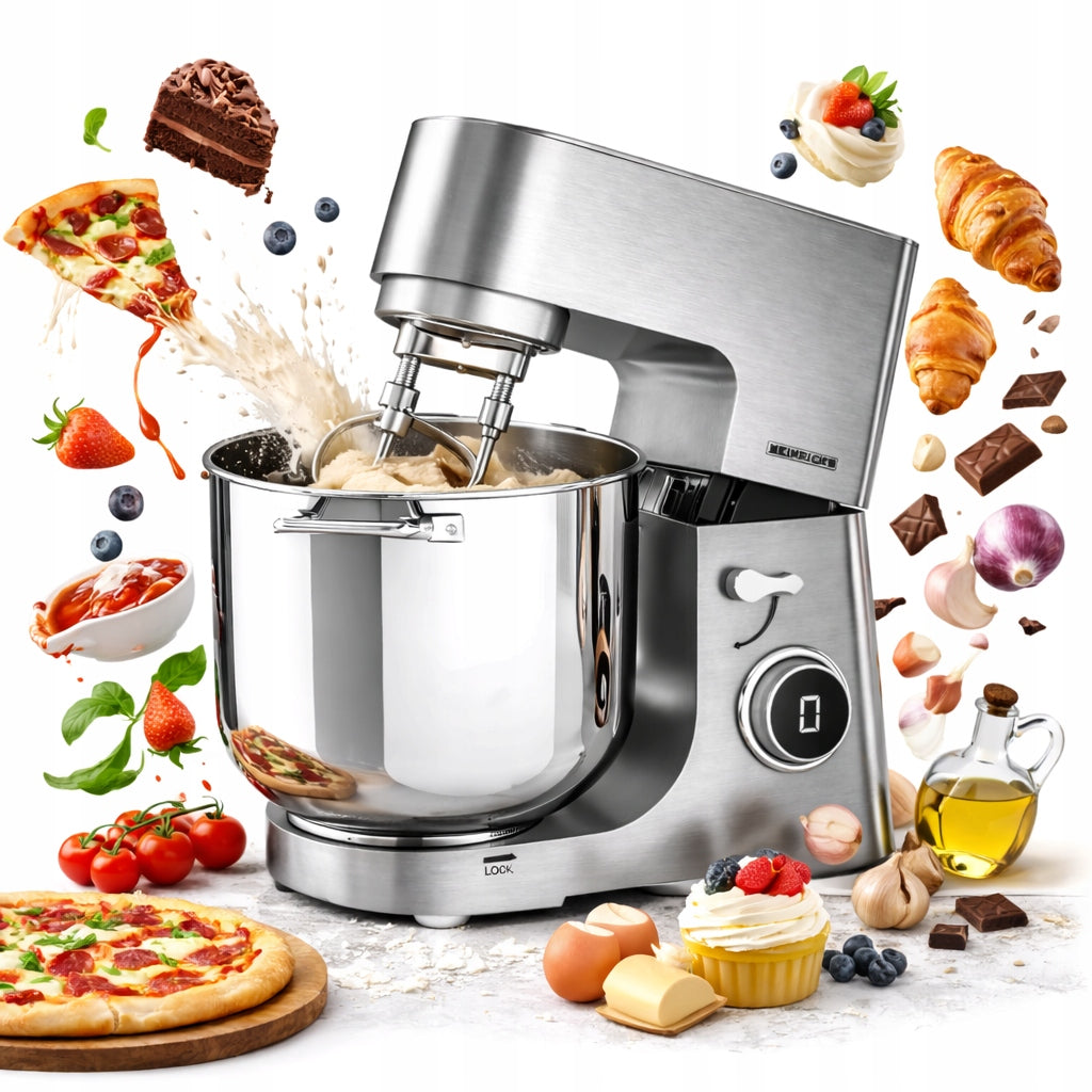 2500W 15L FOOD PROCESSOR KNEALER Planetary Mixer Cake Blender XXL