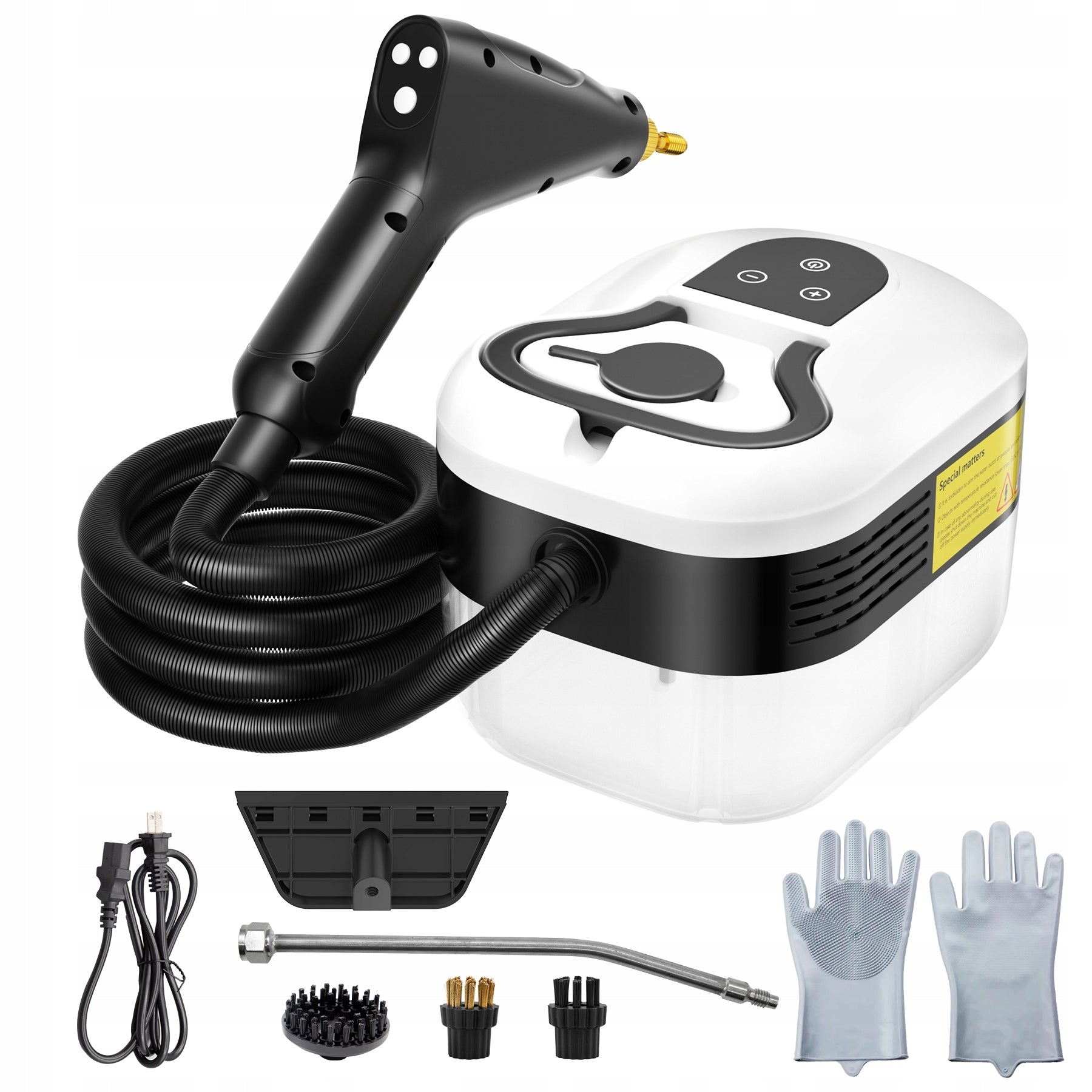 2500W 4.5Bar Steam cleaner, 1200ml, 6-speed and 4 attachments