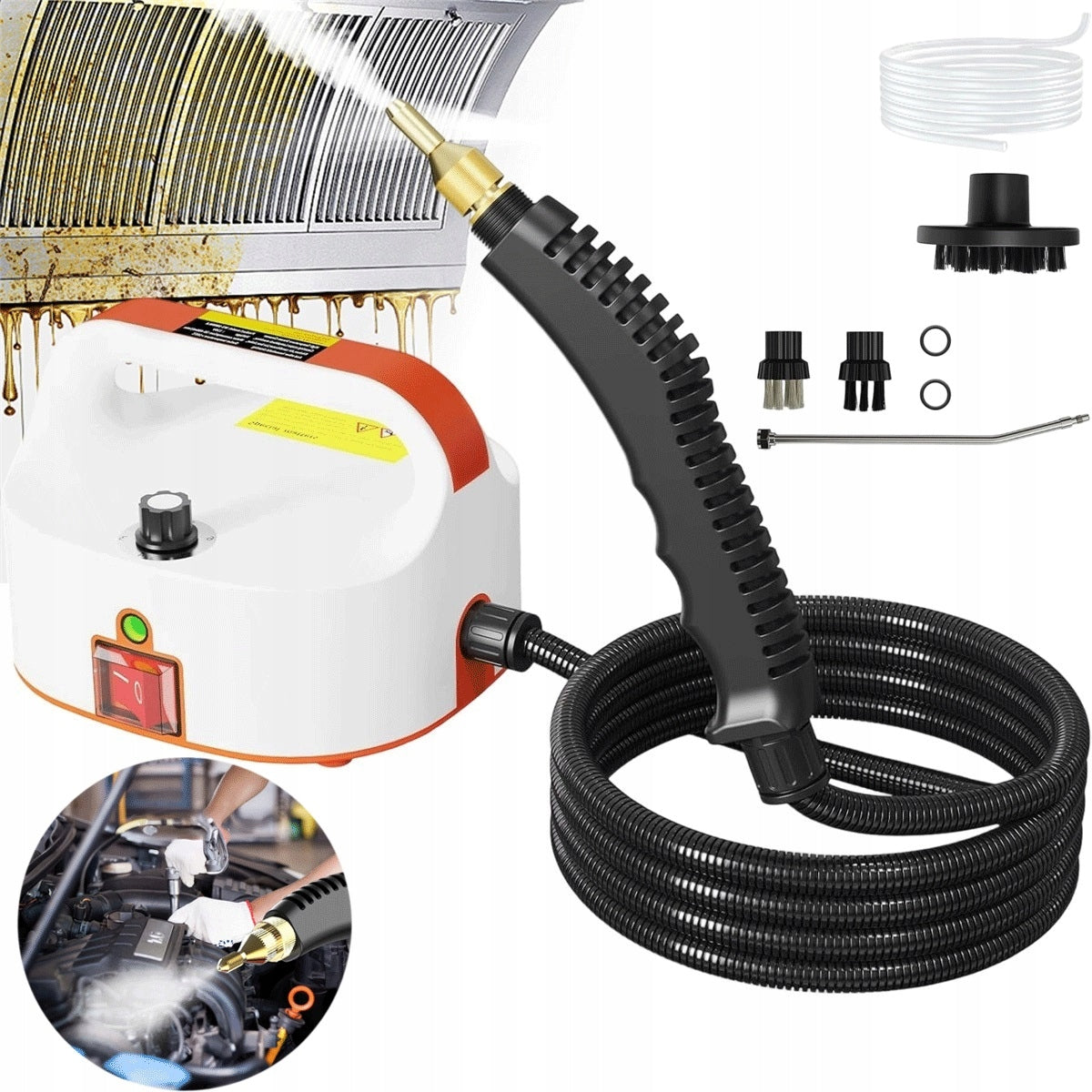 2500W High Pressure Steam Cleaner 6 Levels For Carpet And Upholstery