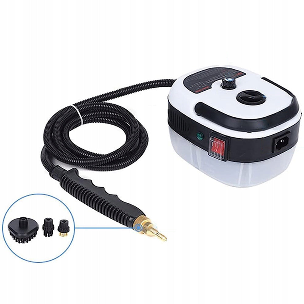 2500W Portable Handheld Steam Vacuum Cleaner With 3 Brush Heads Maximum steam pressure 3 bar