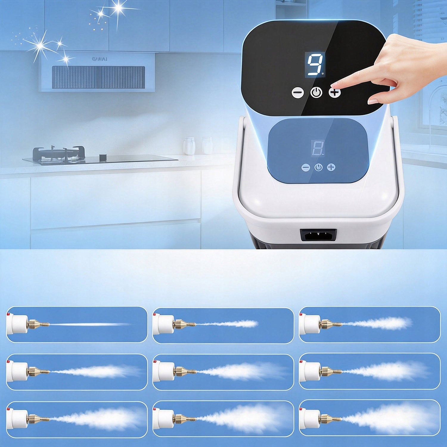 2500W STEAM CLEANER PRESSURE STEAM CLEANER FOR CLEANING SOFA, FLOOR Power 2500 W