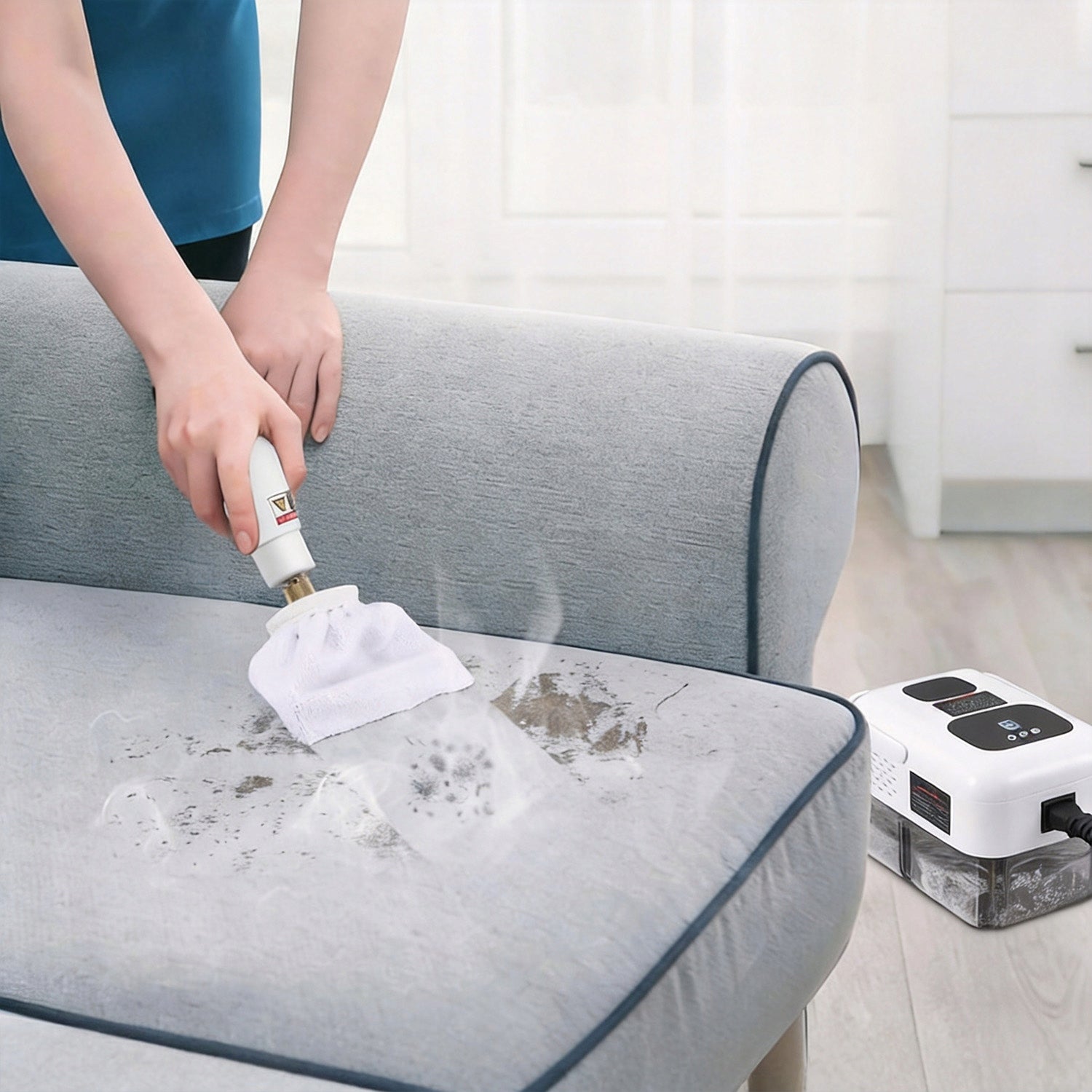 2500W STEAM CLEANER PRESSURE STEAM CLEANER FOR CLEANING SOFA, FLOOR Product weight 2 kg