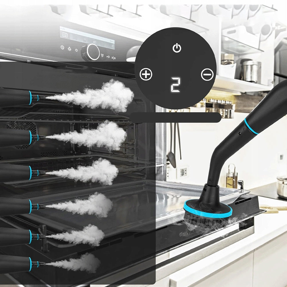 2500W STEAMER WITH 9 CAR AND FLOOR CLEANING ACCESSORIES Power 2500 W