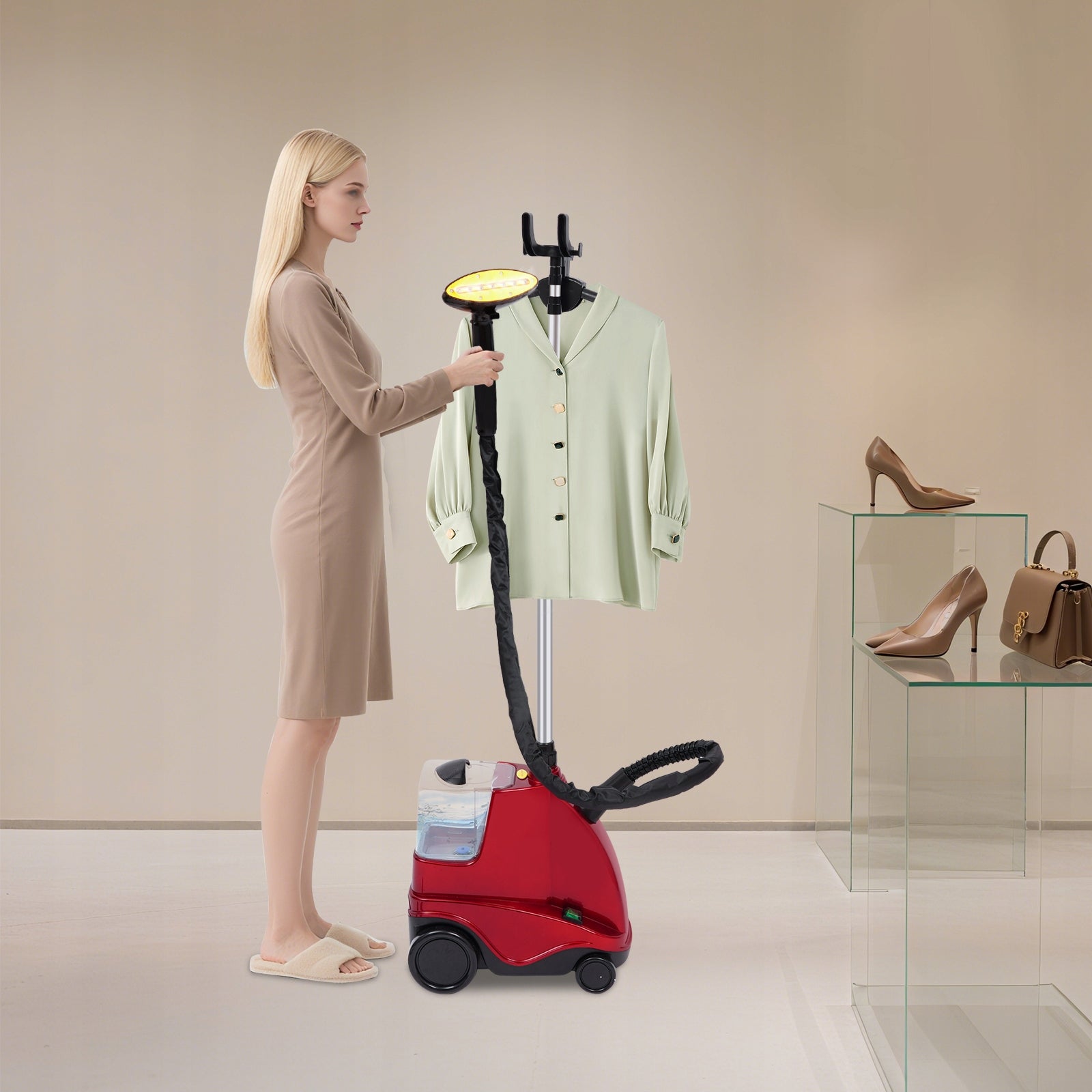 2500w Clothing Steam Engine Steam Iron with 3-Level Adjustment 3l/0.66 Gal Power 2500 W