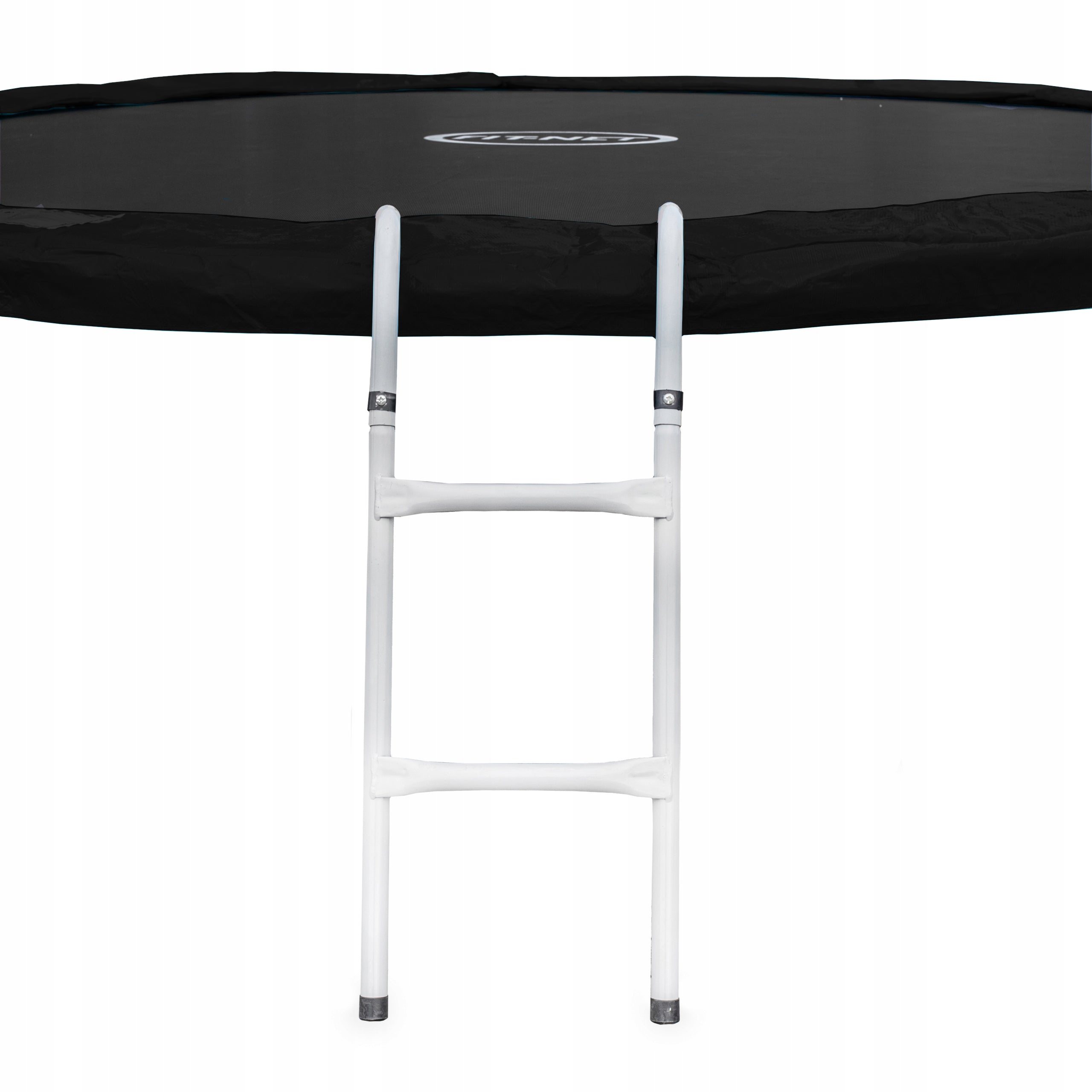 255CM 8FT GARDEN TRAMPOLINE WITH MESH AND LADDER Kid's age 3＋ years
