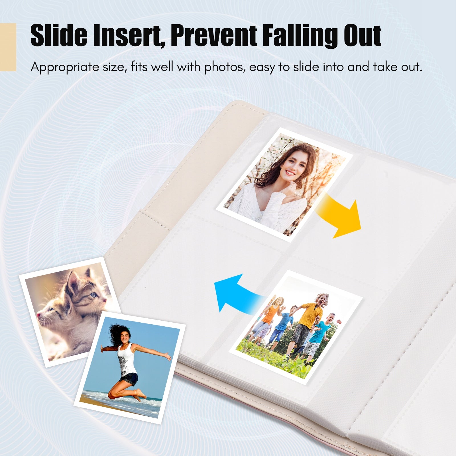 256 Pocket Photo Album Refill Pages for Fujifilm Model nie