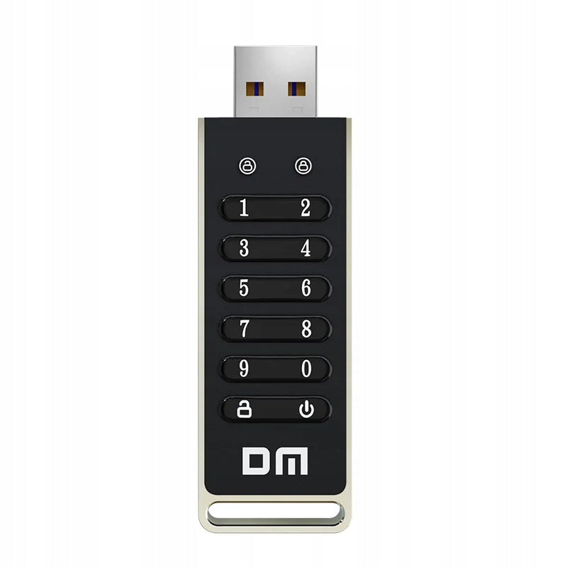 256 bit encrypted USB flash drive secure USB3.2 drive function reset 32gb