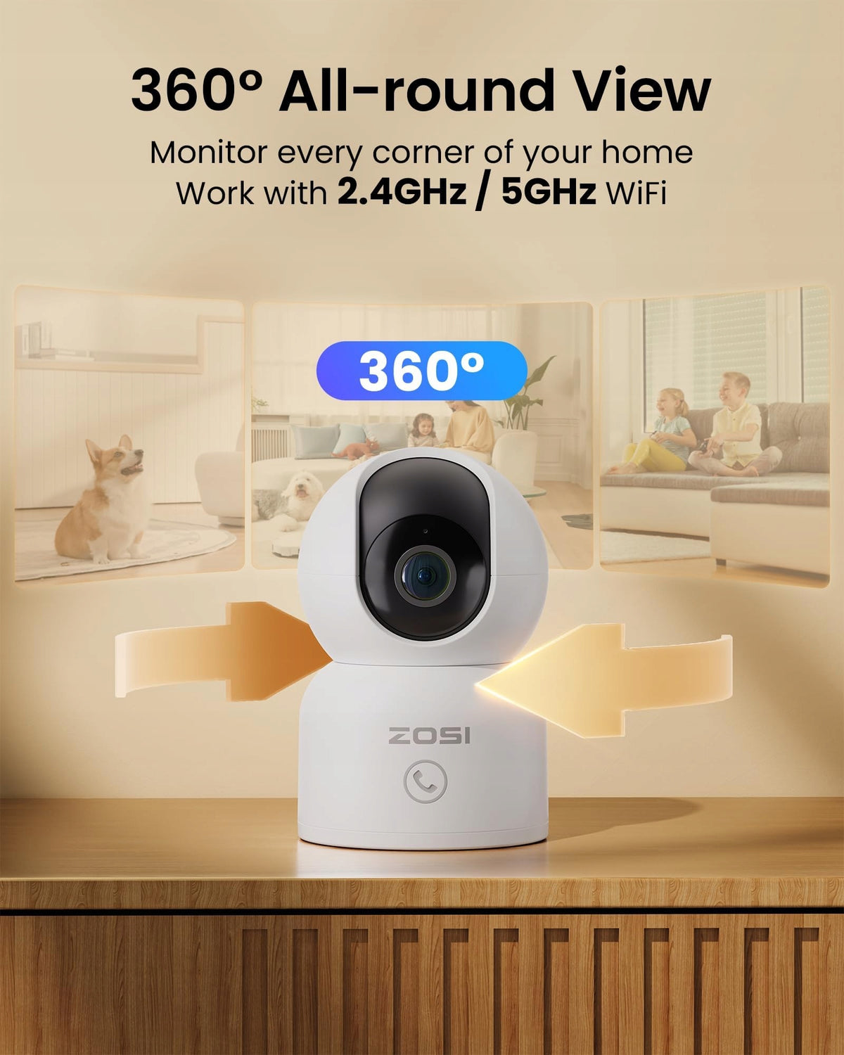 256GB ROTATING WIFI SURVEILLANCE CAMERA FOR HOME VIDEOHD SURVEILLANCE Manufacturer code 6941709234799