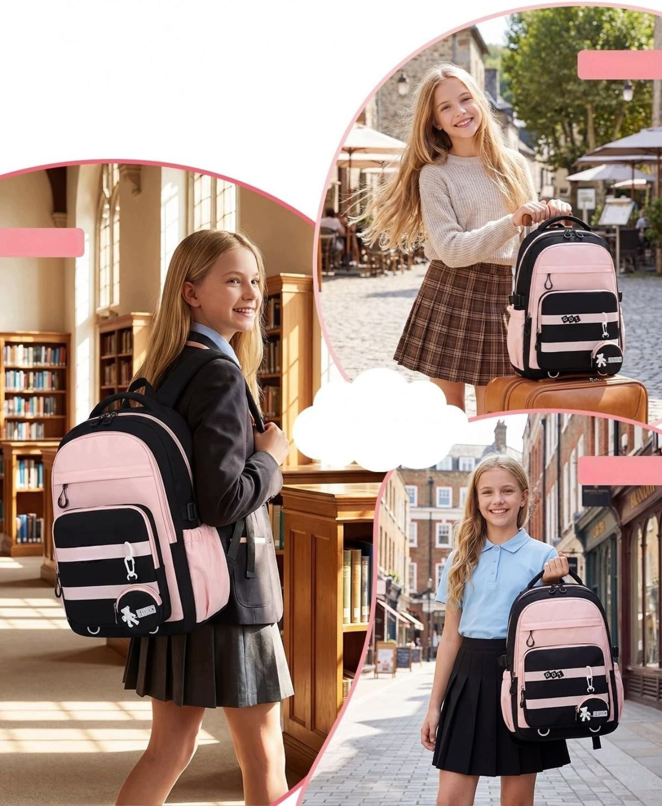 25L SCHOOL BACKPACK FOR LAPTOP 15,6" WATERPROOF REFLECTIVE Manufacturer code 5900380760967