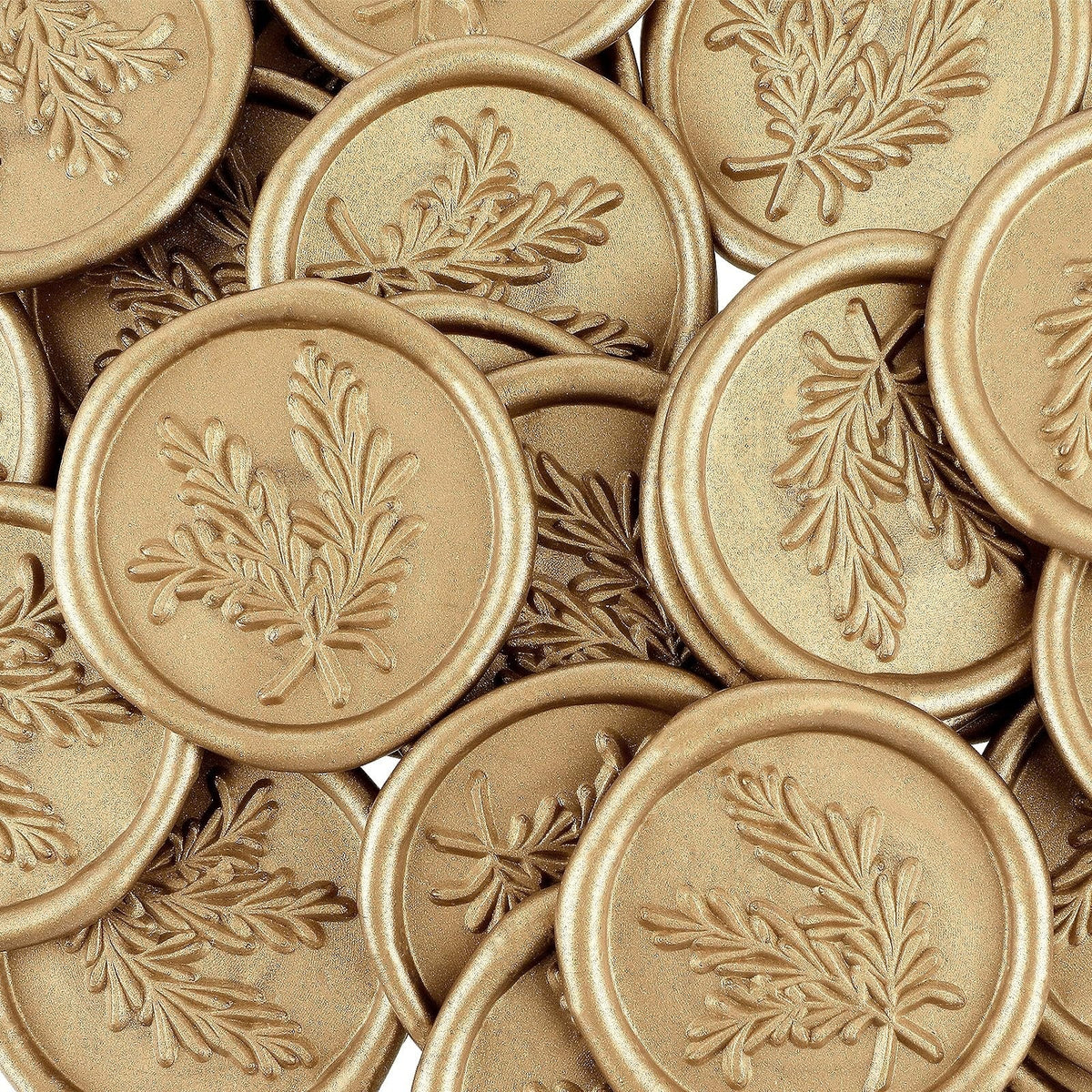 25PCS GOLD WAX SEALS SELF ADHESIVE GOLD STICKERS FOR HOME