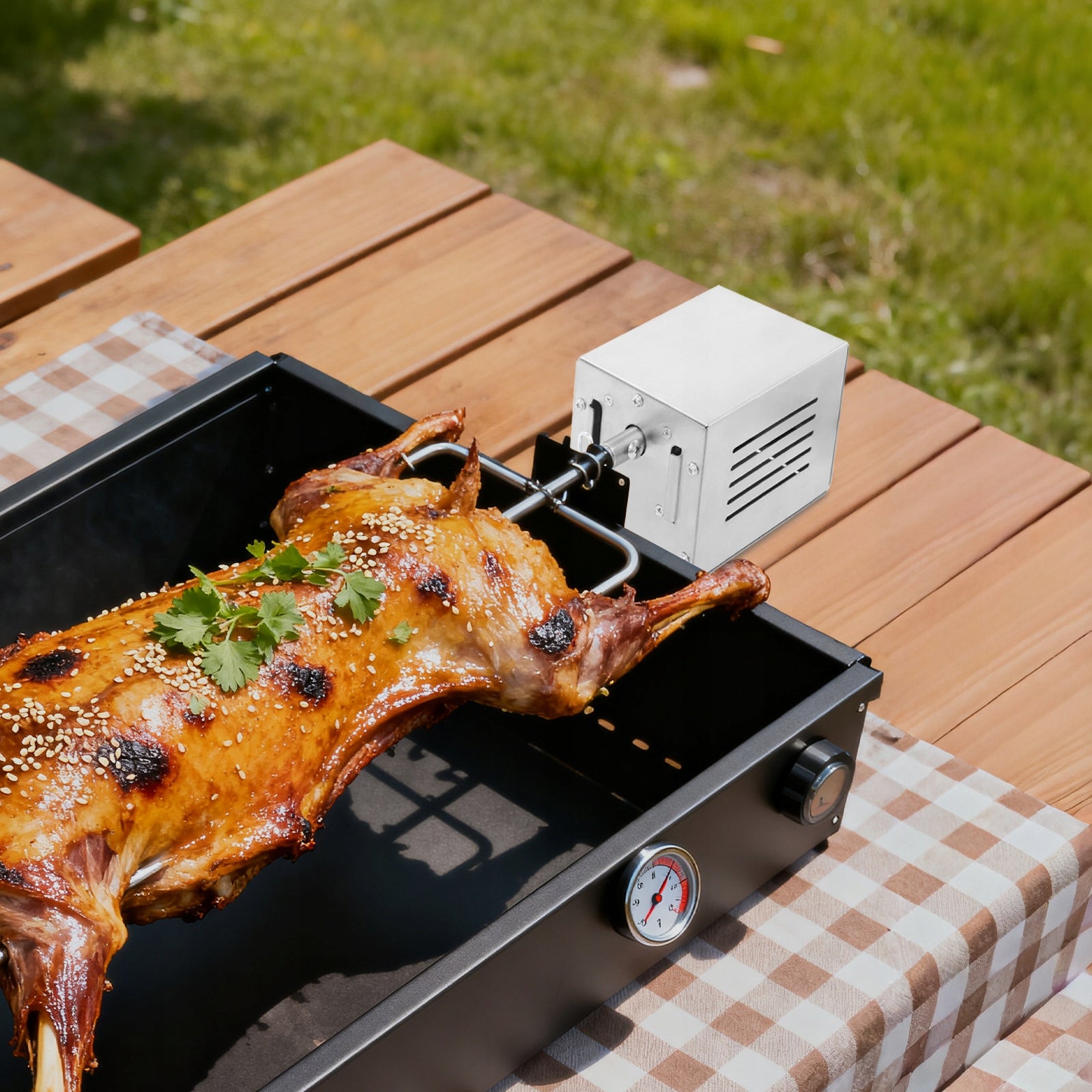 25W BBQ GRILL ELECTRIC ROTISSERIE MOTOR Packaging status original