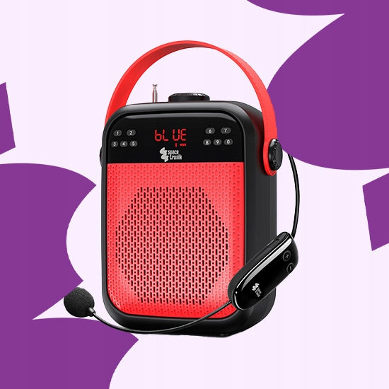 25W Voice Amplifier with Microphone for Spacetronik Bluetooth FM Guide Brand Spacetronik