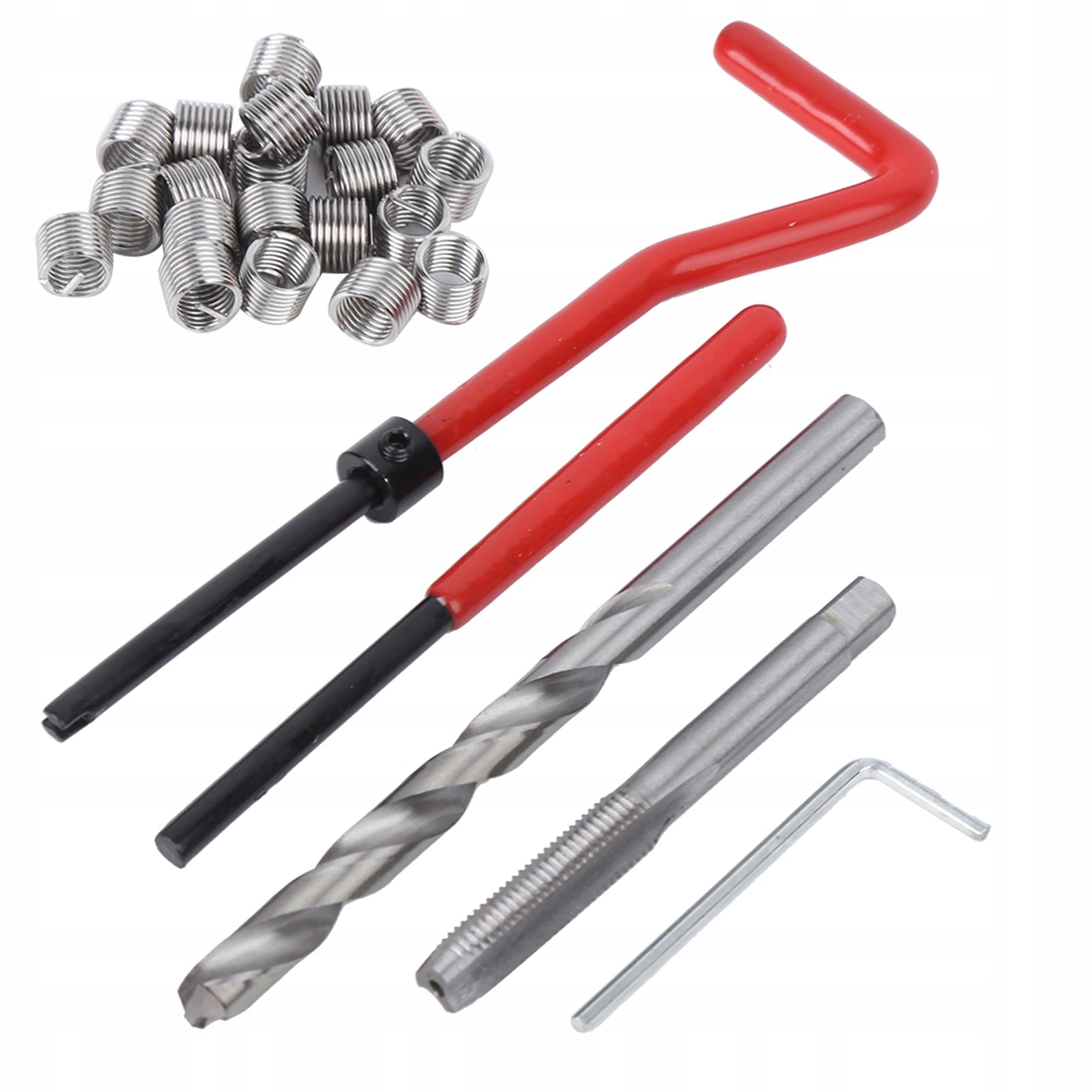 25pcs M7 Thread Repair Insert Kit with Clear Plastic 1B