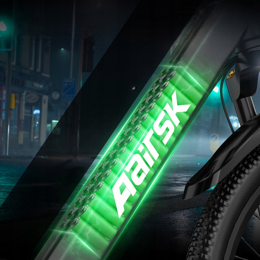 26" Aairsk GT900 Electric Bike 250W 36V 13Ah 70km Range 21-Speed SHIMANO Maximum rated power electric bike (under 250W)