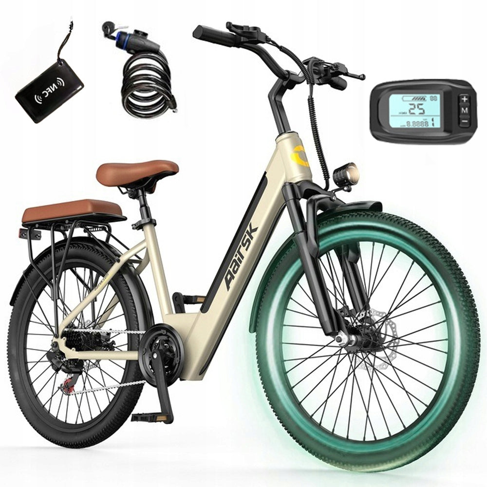 26'' Aairsk S600 250W 36V 13Ah 75km NFC Electric Bike
