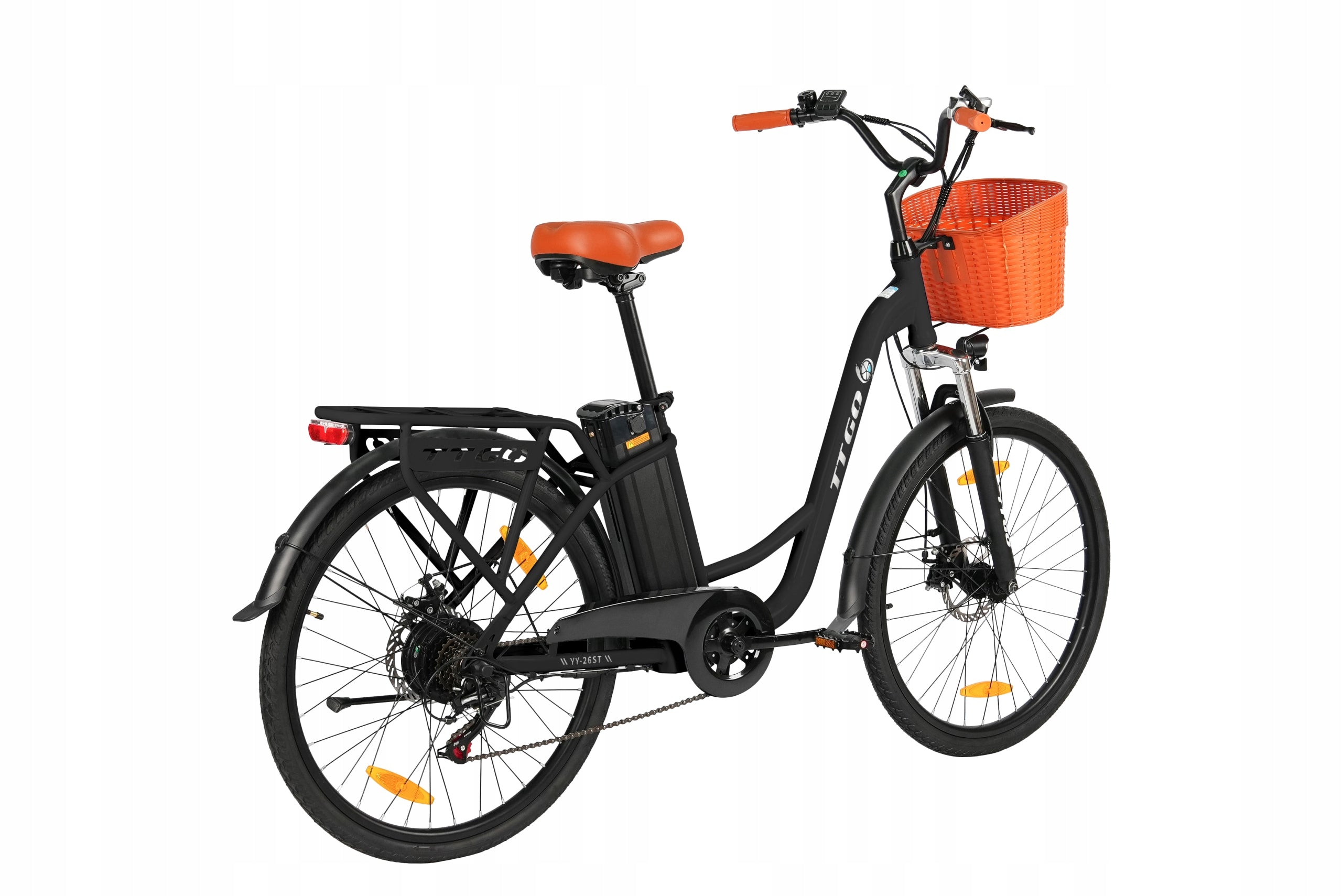 26" Electric bike TTGO YY-26ST 250W 36V14.5AH 25km/h city women men - black Model TTGO YY-26ST-W 36V14.5AH 4537380187558