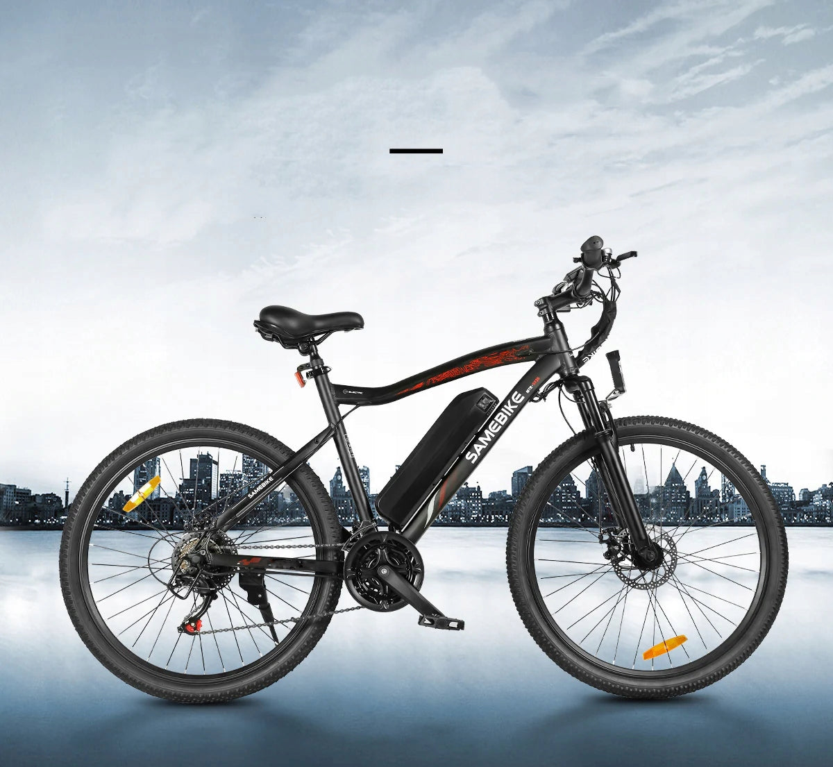 26"Electric vehicle Samebike SY26 500W 36V13AH 32KM/H SHIMANO 21S 65km Manufacturer code 9331194782856 -GO