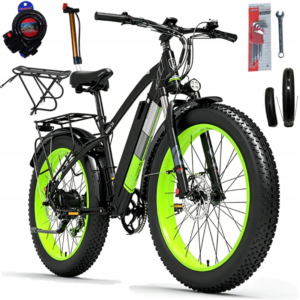 26“ LANKELEISI XC4000 Electric Vehicle 1000W 38KM/H 120HP for adults