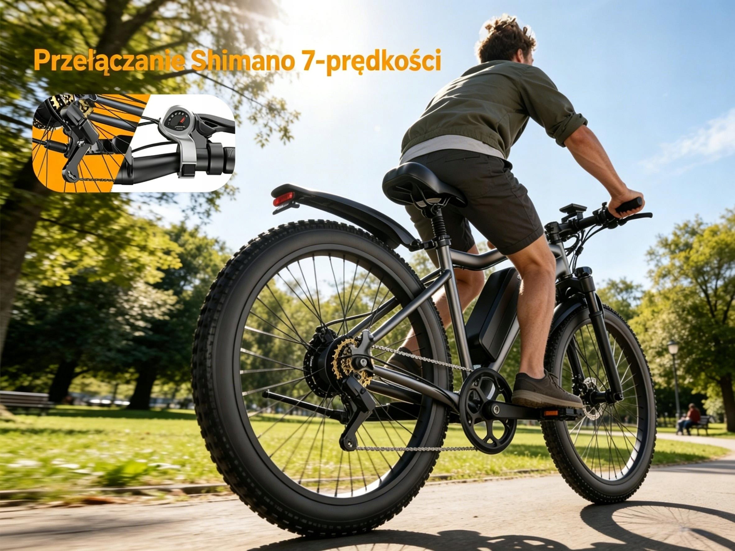26" ROWER MIEJSKI ELEKTRYCZNY E-bike MTB 48V 624 Wh Maximum rated power electric bike (under 250W)