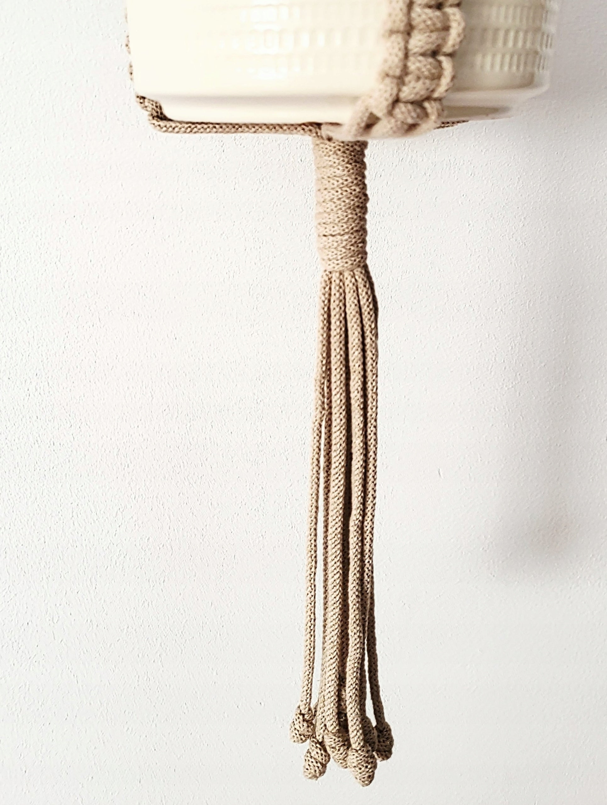 Virvelinė macrame vazonų pakaba, tvirta, įvairių spalvų
