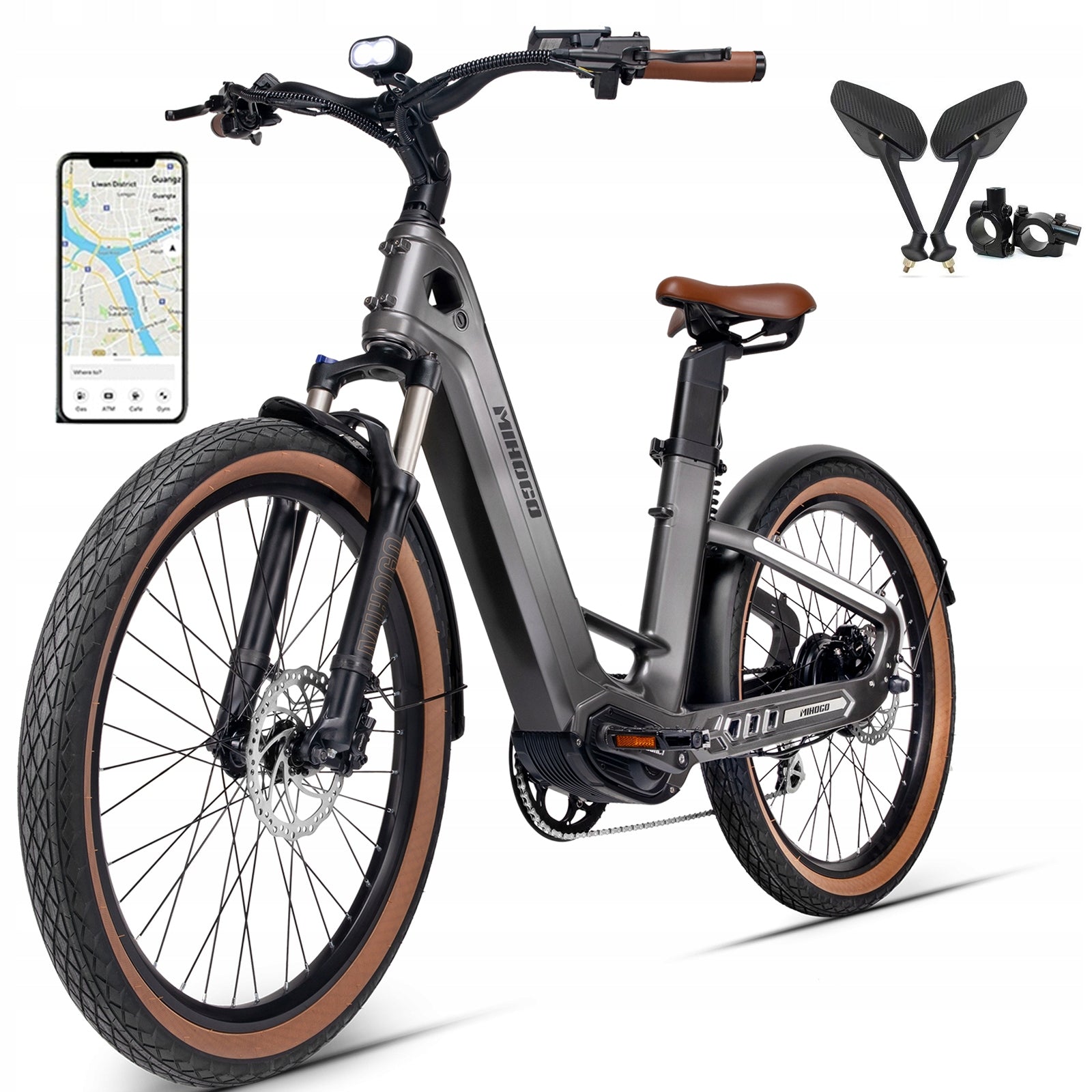 26“Electric Vehicles Mihogo Air Carbon 900W 48V19.2AH 40km/h APP+GPS 2026 Packaging status original
