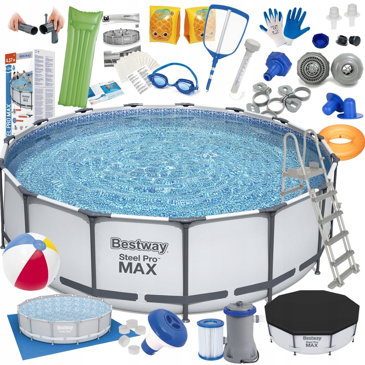 26in1 Frame Pool Pro Max 457x122cm Bestway 56438