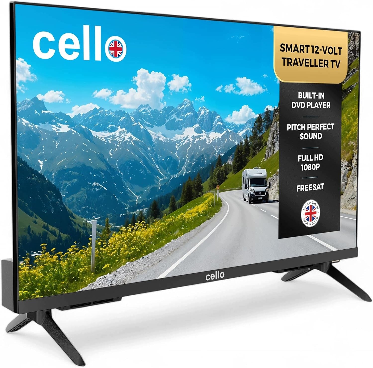 27" FHD 12V TV for Camper Cello C2725WSF-TRAV Smart TV WebOS DVD Manufacturer code C2725WSF TRAV