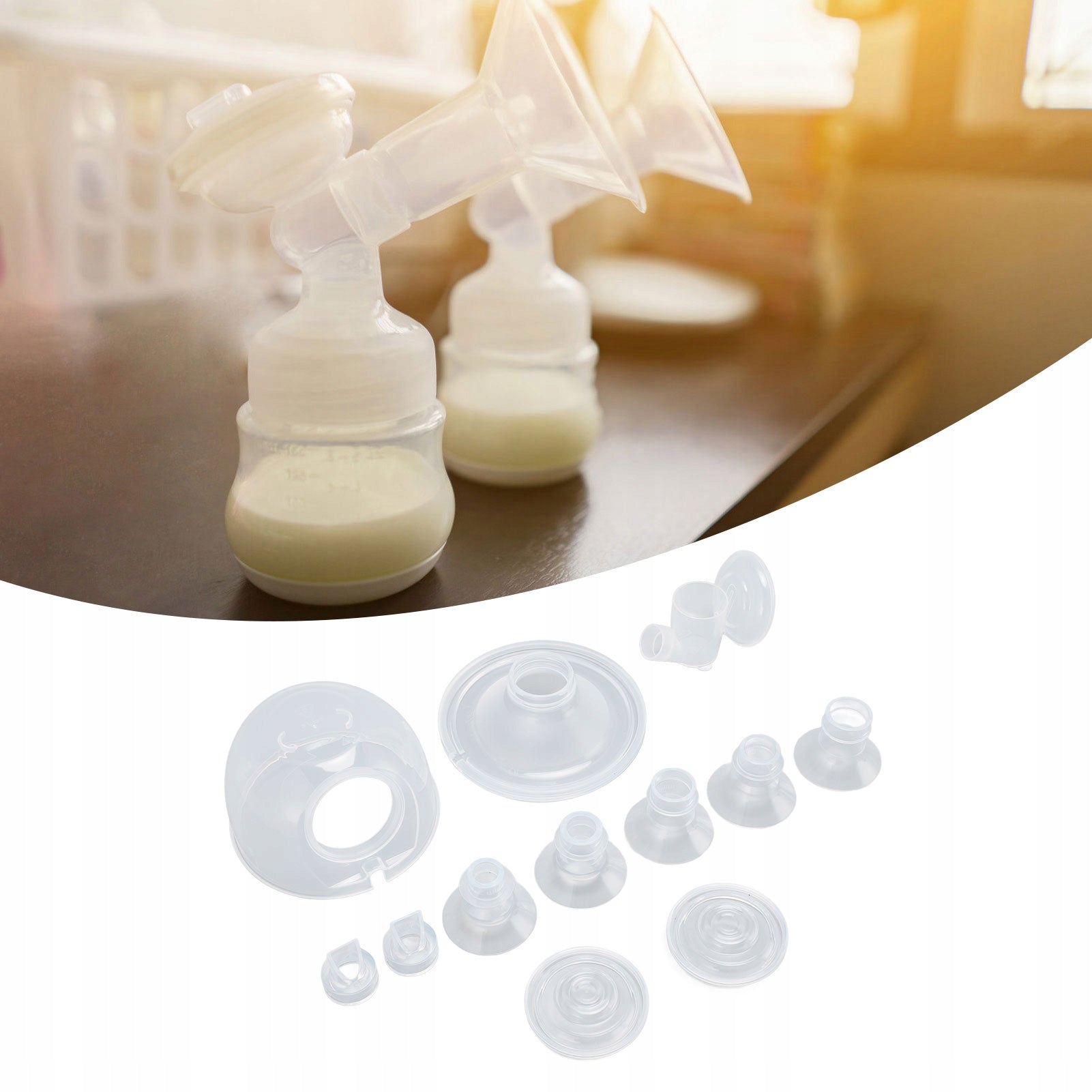 27 MM FLANGE PUMP PARTS FOR MOMCOZY S9/S10/S12 AKC SILICONE PUMPS Brand no brand