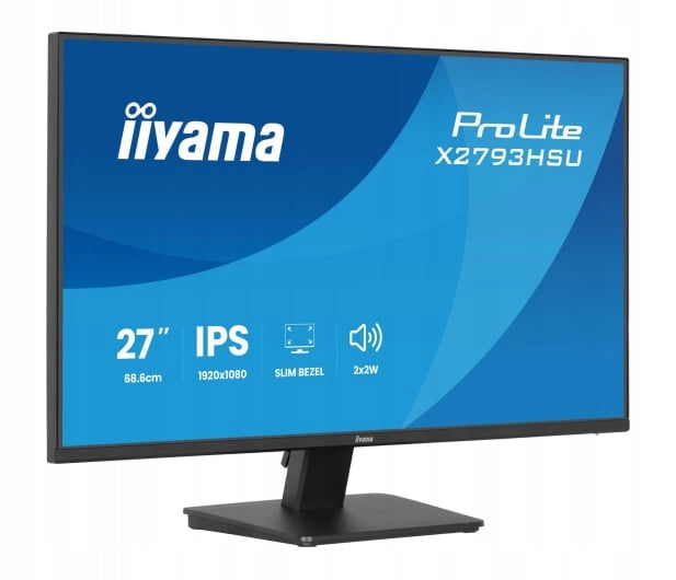 27" iiyama ProLite X2793HSU B1 LED Monitor Model ProLite X2793HSU-B1