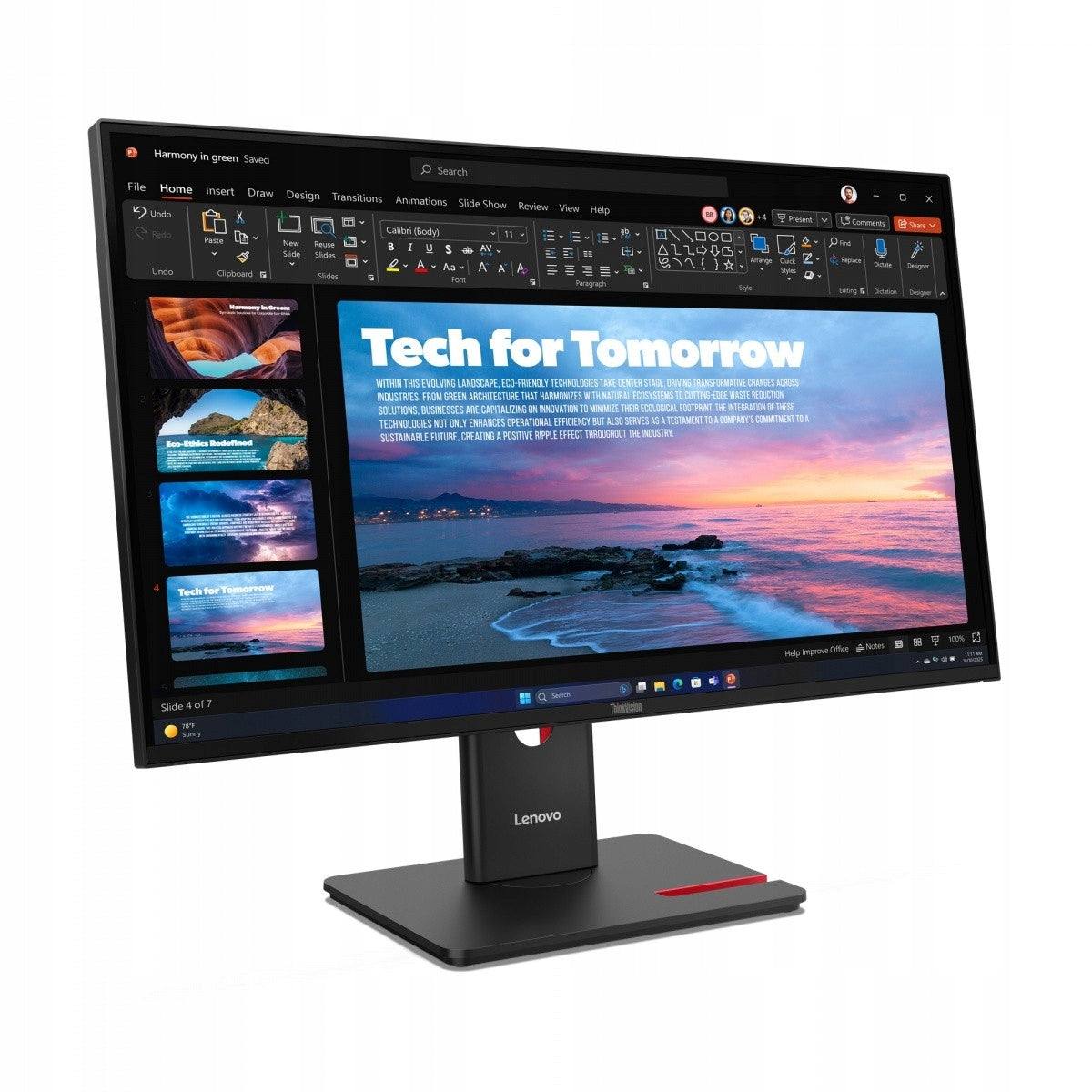 27-inch ThinkVision T27QD-40 WLED LCD Monitor (64AAGAT2EU) Packaging status original