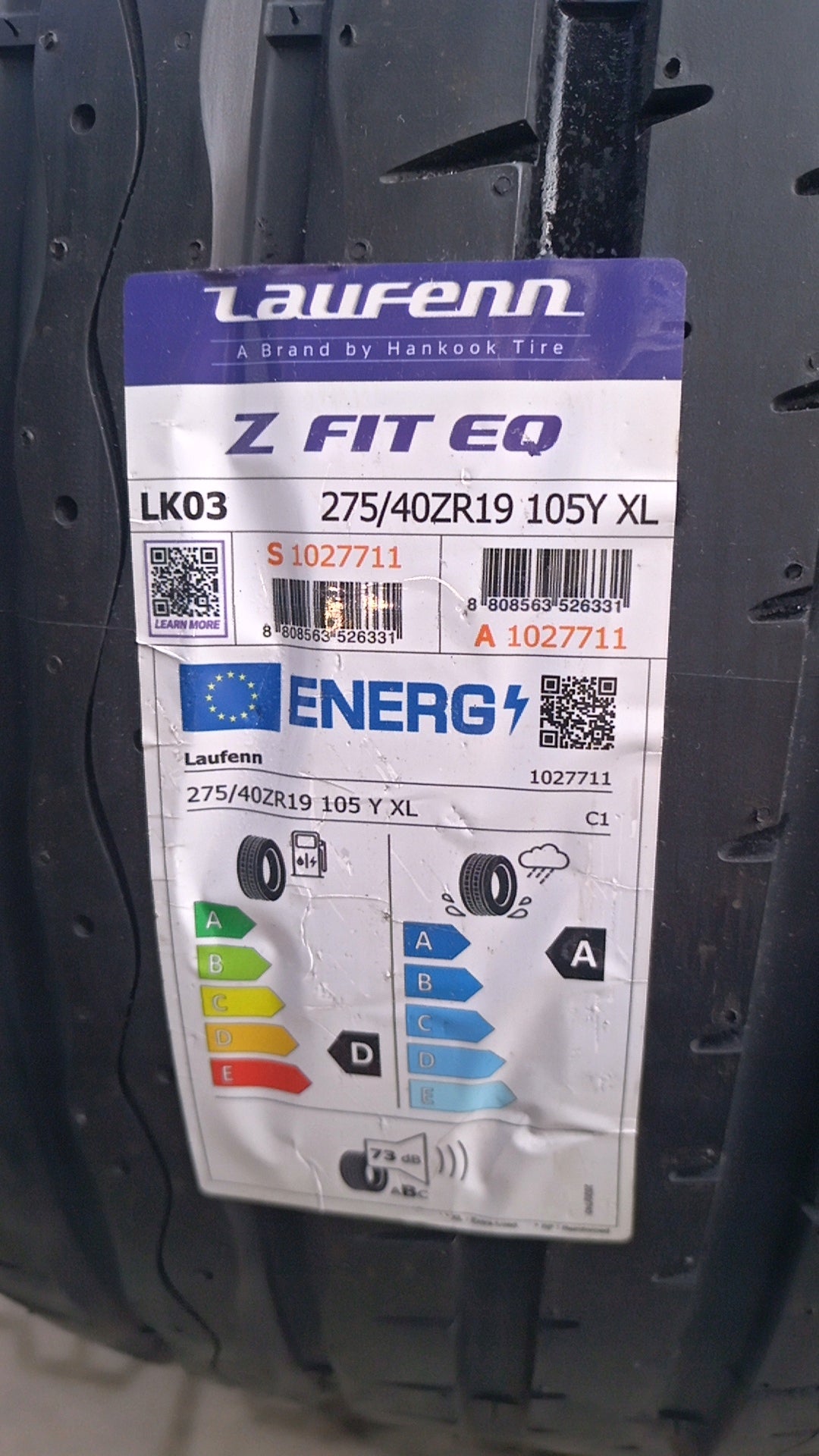 275/40R19 LAUFEN LK03 Tire Season summer