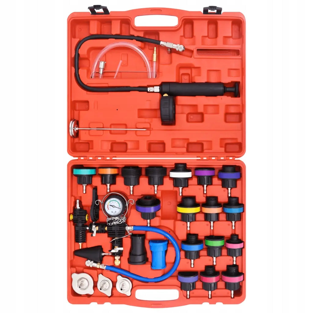 28-Piece Radiator Pressure Tester Manufacturer code 210276