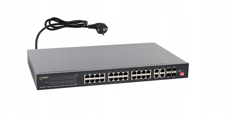 28-Port SFG128-BT PoE Switch for 24 IP Cameras